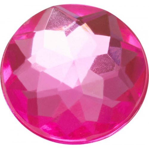 JIBBITZ Sparkly Pink Circle